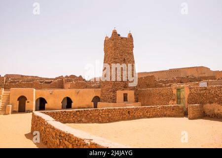 Mauretanien, Chinguetti, Altstadt, Moschee Stockfoto