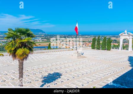 Polnischer Kriegsfriedhof in Loreto, Italien. Stockfoto