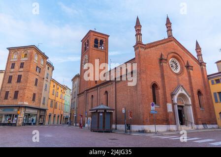 Kirche Santa Brigida d'Irlanda in Piacenza, Italien. Stockfoto