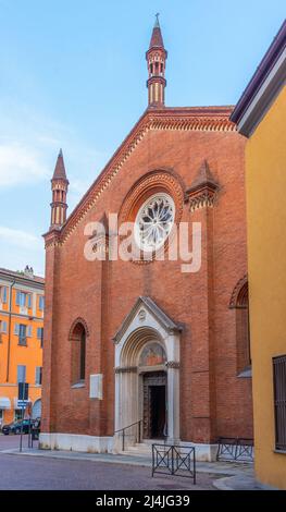 Kirche Santa Brigida d'Irlanda in Piacenza, Italien. Stockfoto