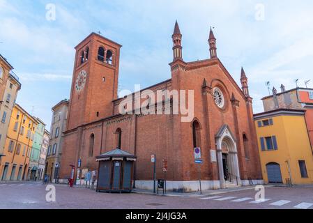 Kirche Santa Brigida d'Irlanda in Piacenza, Italien. Stockfoto