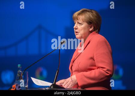 Bundeskanzlerin Angela Merkel während des humanitären Weltgipfels in Istanbul. Bundeskanzlerin Angela Merkel (Archivbild) Stockfoto