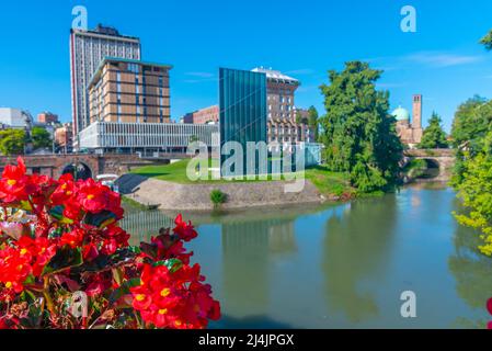 Monumento „Memoria e Luce“ in der italienischen Stadt Padua. Stockfoto