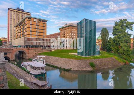 Monumento „Memoria e Luce“ in der italienischen Stadt Padua. Stockfoto