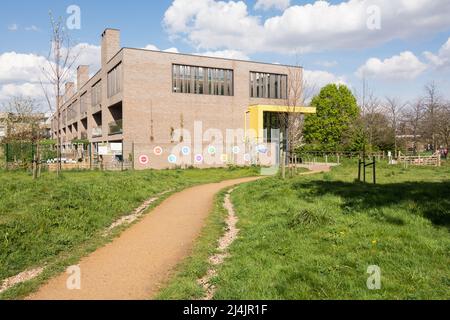 Oasis Academy, Lower Richmond Road, Putney, London, SW15, England, Großbritannien Stockfoto