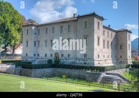 Palazzo delle Albere in der italienischen Stadt Trient. Stockfoto