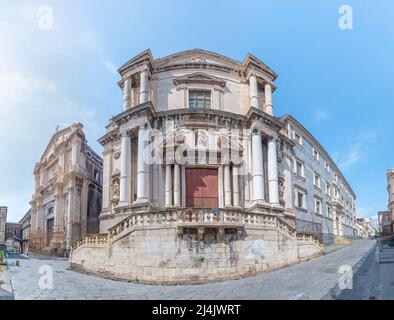 kirche San Francesco Borgia in Catania, Italien Stockfoto