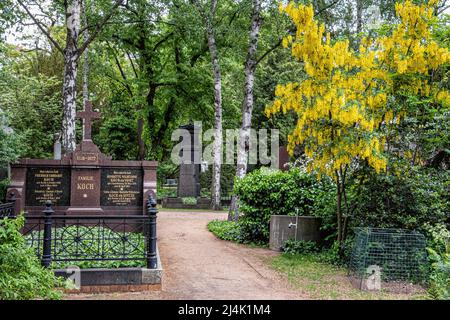 Protestantischer Friedhof Dorotheenstadt & Grabstätte. Chausseestraße 126,Mitte,Berlin,Deutschland Familiengrab Koch Stockfoto