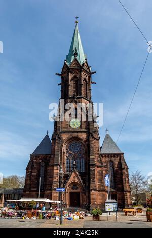 Evangelische Kreuzkirche in Viersen Stockfoto