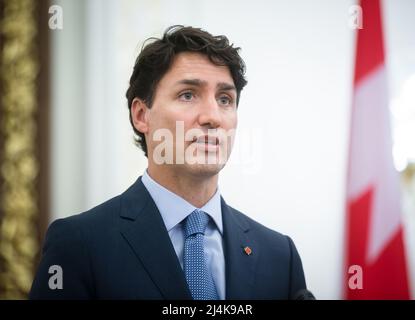 Kiew, Ukraine. 11.. Juli 2016. Premierminister von Kanada, Justin Trudeau, gesehen während seines offiziellen Besuchs in Kiew, Ukraine. (Bild: © Mykhaylo Palinchak/SOPA Images via ZUMA Press Wire) Stockfoto