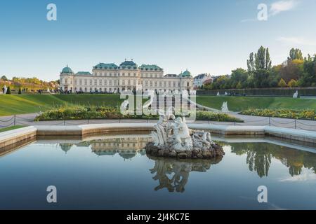 Schloss Belvedere - Wien, Österreich Stockfoto