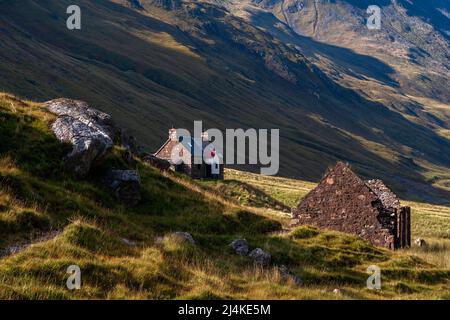 Glenlicht House im Kintail Forest Schottland Stockfoto