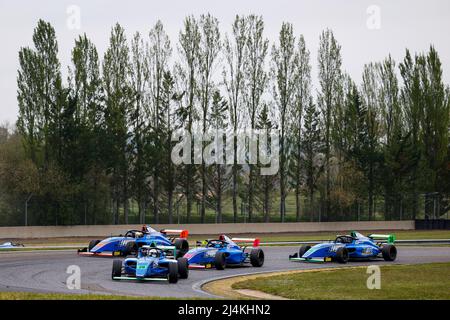 28 REIS Max (ger), Formule 4 - Mygale Genération 2, Aktion während der Runde 1. des Championnat de France FFSA F4 2022, vom 16. Bis 19. April 2022 auf dem Circuit Paul Armagnac, in Nogaro, Frankreich, Frankreich - Foto Julien Delfosse / DPPI Stockfoto