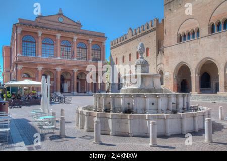 Rimini, Italien, 2. September 2021: Teatro Amintore Galli in der italienischen Stadt Rimini. Stockfoto