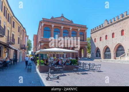 Rimini, Italien, 2. September 2021: Teatro Amintore Galli in der italienischen Stadt Rimini. Stockfoto