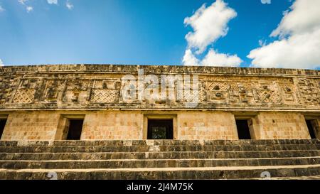 Maya-Ruinen in mexiko. Uxmal Stockfoto