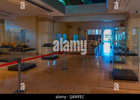 Mantua, Italien, 23. September 2021: Nationales Archäologisches Museum in Mantua, Italien. Stockfoto