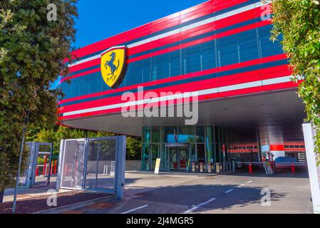 Maranello, Italien, 23. September 2021:Fabrik des Automobilherstellers Ferrari in Maranello, Italien. Stockfoto