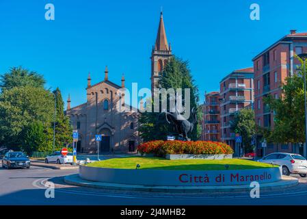 Maranello, Italien, 23. September 2021: Kirche St. Blaise in Maranello, Italien. Stockfoto