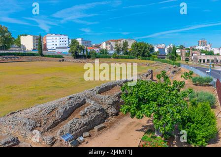 Merida, Spanien, 20. Mai 2021: Römischer Zirkus von M?rida in Spanien Stockfoto