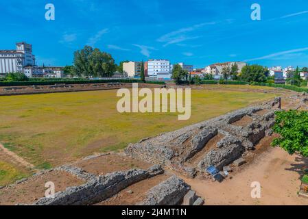 Merida, Spanien, 20. Mai 2021: Römischer Zirkus von M?rida in Spanien Stockfoto