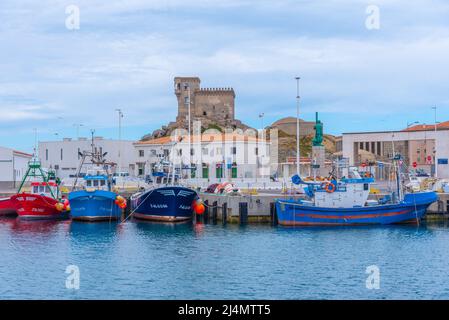 Tarifa, Spanien, 23. Mai 2021: Marina in der spanischen Stadt Tarifa Stockfoto