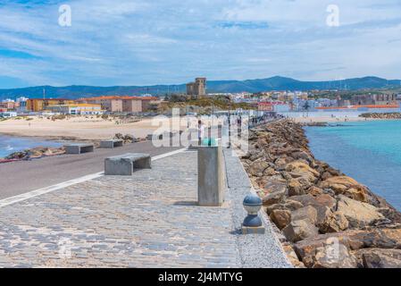 Tarifa, Spanien, 23. Mai 2021: Blick auf die spanische Stadt Tarifa Stockfoto