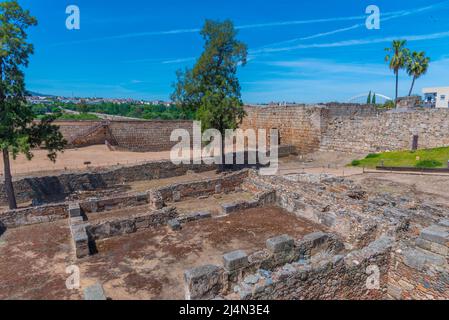 Alcazaba Festung in der spanischen Stadt Merida Stockfoto