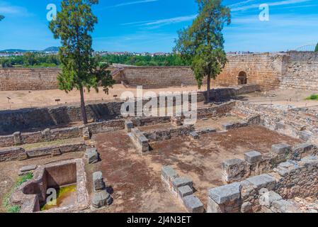 Alcazaba Festung in der spanischen Stadt Merida Stockfoto