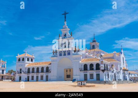 Heiligtum unserer Dame von Rocio in Spanien Stockfoto