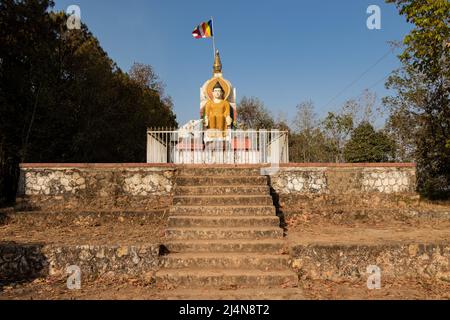 Buddha-Statue in Shreenagar, Tansen, Palpa, Nepal Stockfoto