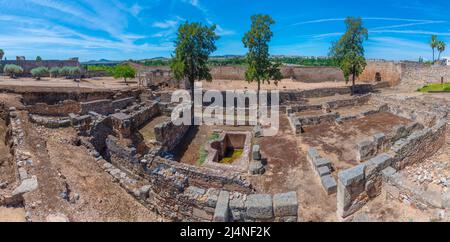 Alcazaba Festung in der spanischen Stadt Merida Stockfoto