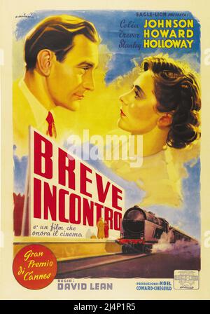 TREVOR HOWARD und CELIA JOHNSON in BRIEF ENCOUNTER (1945), Regie: DAVID LEAN. Kredit: CINEGUILD / Album Stockfoto