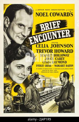 TREVOR HOWARD und CELIA JOHNSON in BRIEF ENCOUNTER (1945), Regie: DAVID LEAN. Kredit: CINEGUILD / Album Stockfoto