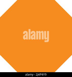Flaches Banner, Form einer Knopfvorlage mit Eckeffekt. Stock Vektorgrafik, Clip-Art Grafiken Stock Vektor