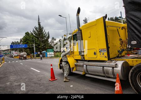 Einwanderung legal und illegal, Venezuela, Kolumbien, Ecuador, Südamerika Stockfoto