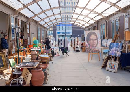 Mercato Delle Pulci Largo Pietro Annigoni Florenz Italien Stockfoto