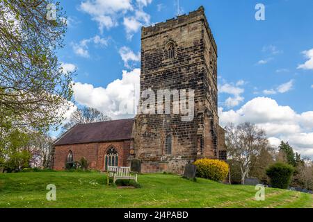 Church of St. Augustine in Droitwich Spa, Worcestershire, England. Stockfoto