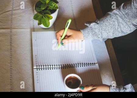 Schreiben Stockfoto