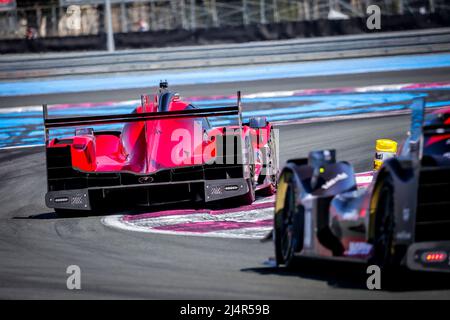 Le Castellet, Frankreich. 17. April 2022. Aktion während der 4-Stunden-Rennen der ELMS European Le Mans Series 2022 in Le Castellet auf dem Kurs von Paul Ricard vom 16. Bis 18. April, Frankreich - Foto Paulo Maria / DPPI Credit: DPPI Media/Alamy Live News Stockfoto