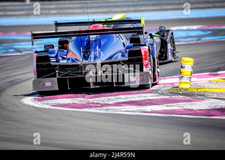 Le Castellet, Frankreich. 17. April 2022. Aktion während der 4-Stunden-Rennen der ELMS European Le Mans Series 2022 in Le Castellet auf dem Kurs von Paul Ricard vom 16. Bis 18. April, Frankreich - Foto Paulo Maria / DPPI Credit: DPPI Media/Alamy Live News Stockfoto