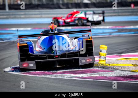 Le Castellet, Frankreich. 17. April 2022. Aktion während der 4-Stunden-Rennen der ELMS European Le Mans Series 2022 in Le Castellet auf dem Kurs von Paul Ricard vom 16. Bis 18. April, Frankreich - Foto Paulo Maria / DPPI Credit: DPPI Media/Alamy Live News Stockfoto