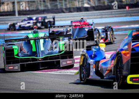 Le Castellet, Frankreich. 17. April 2022. Aktion während der 4-Stunden-Rennen der ELMS European Le Mans Series 2022 in Le Castellet auf dem Kurs von Paul Ricard vom 16. Bis 18. April, Frankreich - Foto Paulo Maria / DPPI Credit: DPPI Media/Alamy Live News Stockfoto