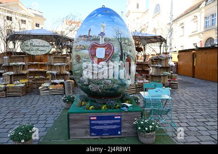 Wien, Österreich, Alt-Wiener Ostermarkt, auf der Freyung Stockfoto