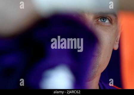 Während der Serie A 2021/2022 Fußballspiel zwischen ACF Fiorentina und Venezia FC im Artemio Franchi Stadion in Florenz (Italien), 16.. April 2022. Ph Stockfoto