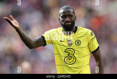 ANTONIO RUDIGER, CHELSEA V CRYSTAL PALACE, 2022 Stockfoto