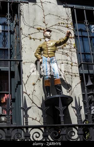 Die East 19. Street liegt im Gramercy Park Historic District in der Nähe von New York City, USA 2022 Stockfoto