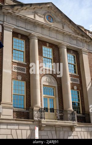 44 Union Square ist das Wahrzeichen des ehemaligen Tammany Hall Headquarters, New York City, USA Stockfoto