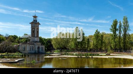 Renovierter öffentlicher Park Georges Brassens in Paris Stockfoto