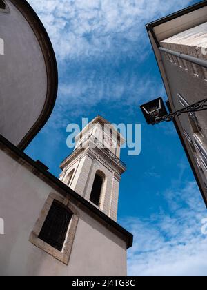 Delemont, Schweiz - 19. Oktober 2021: Delemont ist die Hauptstadt des schweizer Kantons Jura Stockfoto